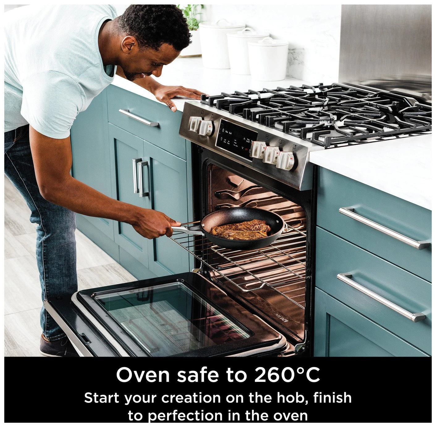 Ninja Zerostick Stackable 2 Piece Non Stick Pan Set - Image 4