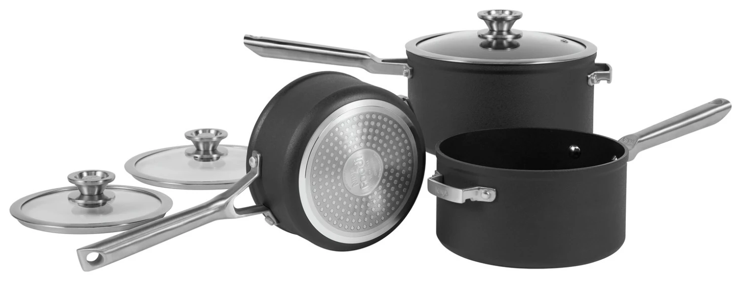 Ninja Zerostick Stackable 3 Piece Non Stick Pan Set - Image 6