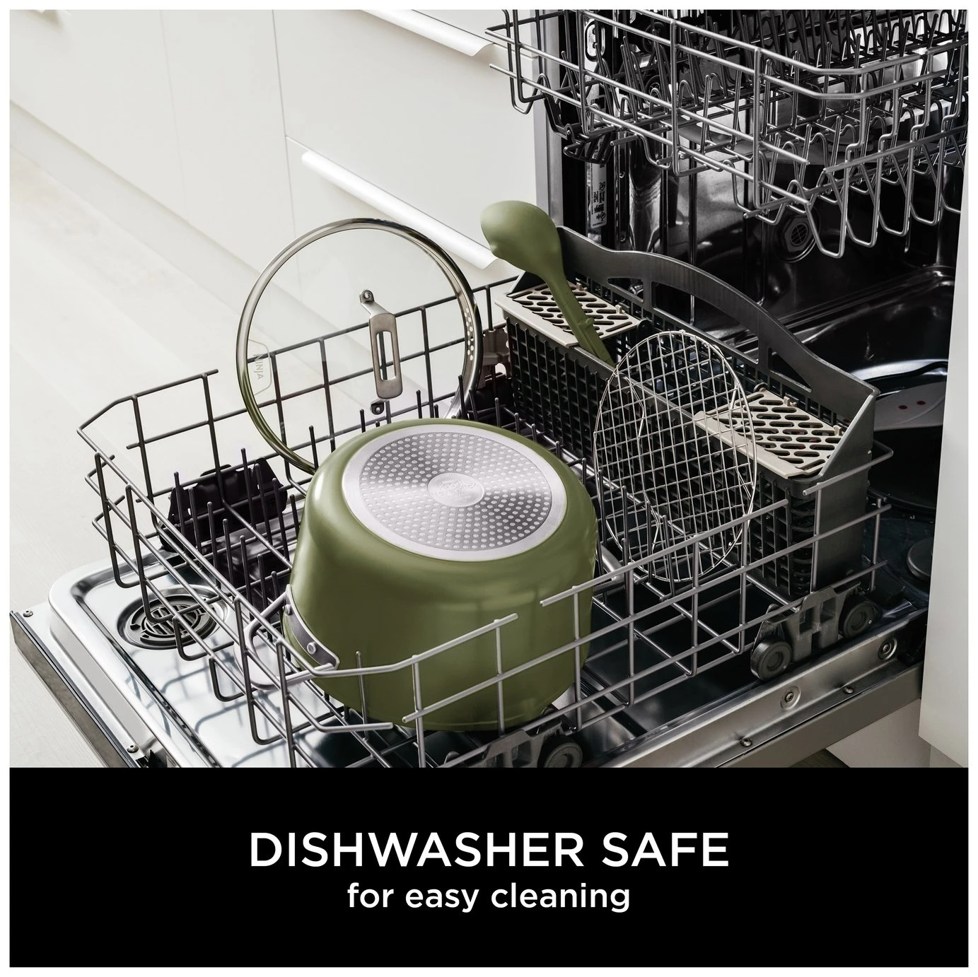 Ninja Zerostick 30cm Non Stick Aluminium Possible Pot -Green - Image 9