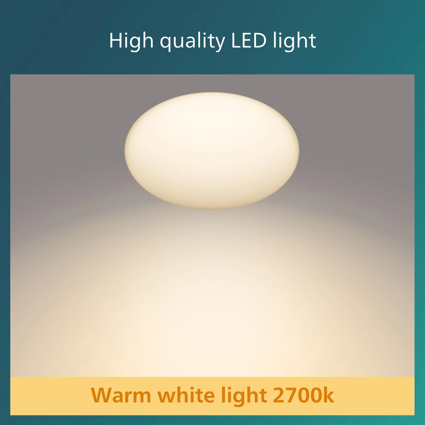 Philips Shan Indoor Motion Sensor Flush To Ceiling Light - Image 4