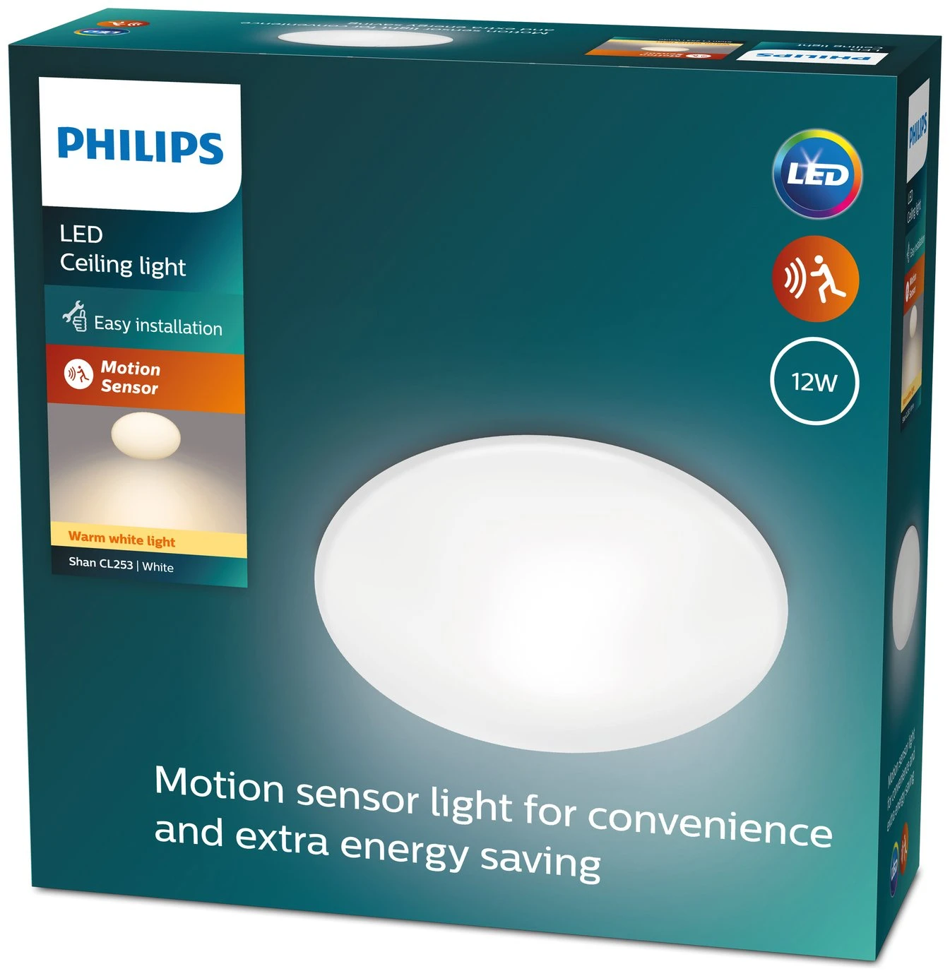 Philips Shan Indoor Motion Sensor Flush To Ceiling Light - Image 9