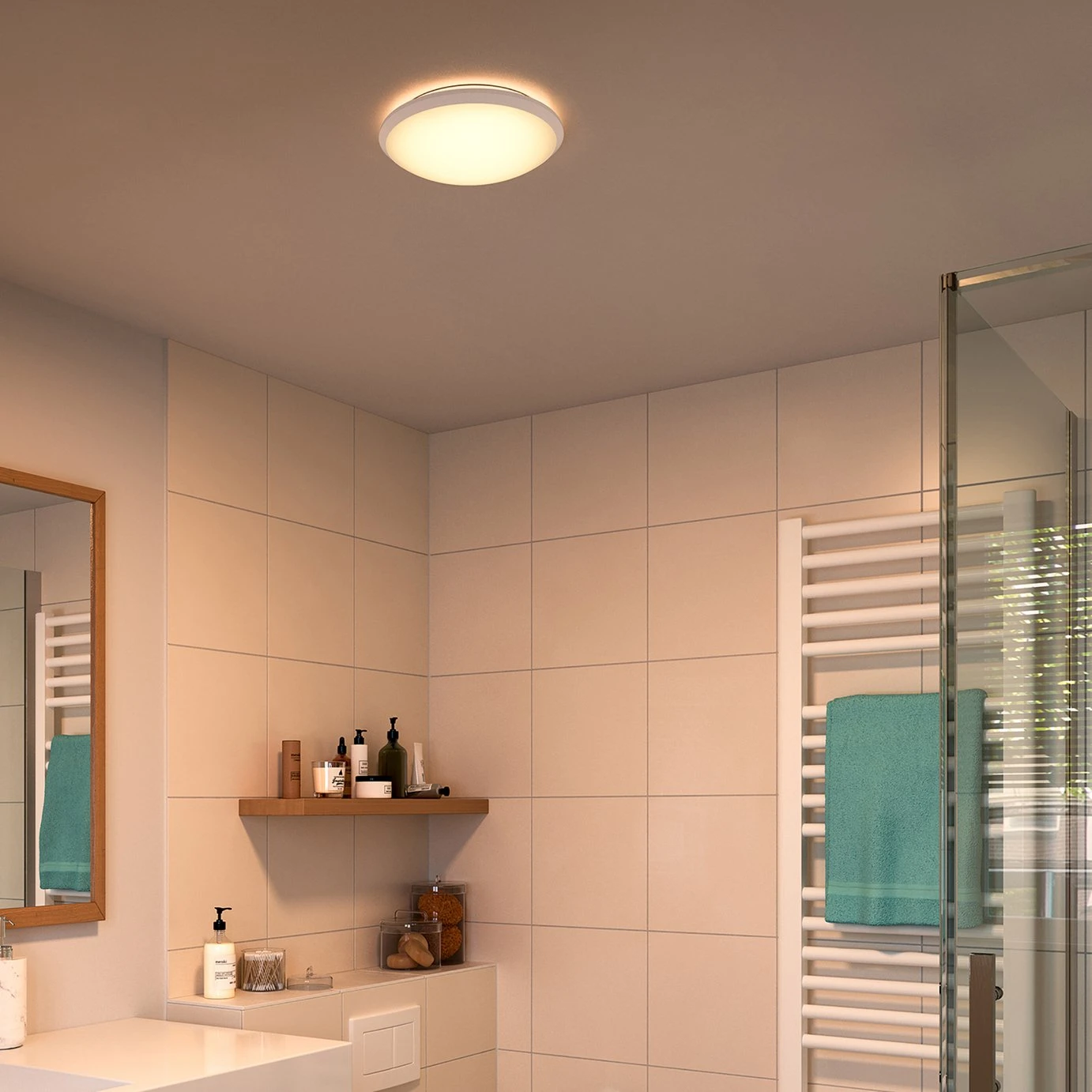 Philips Doris Bathroom Luminaire Flush To Ceiling Light