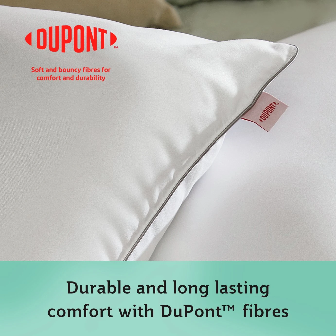 Sealy Anti Allergy Medium Firm Pillow - 4 Pack - Image 3