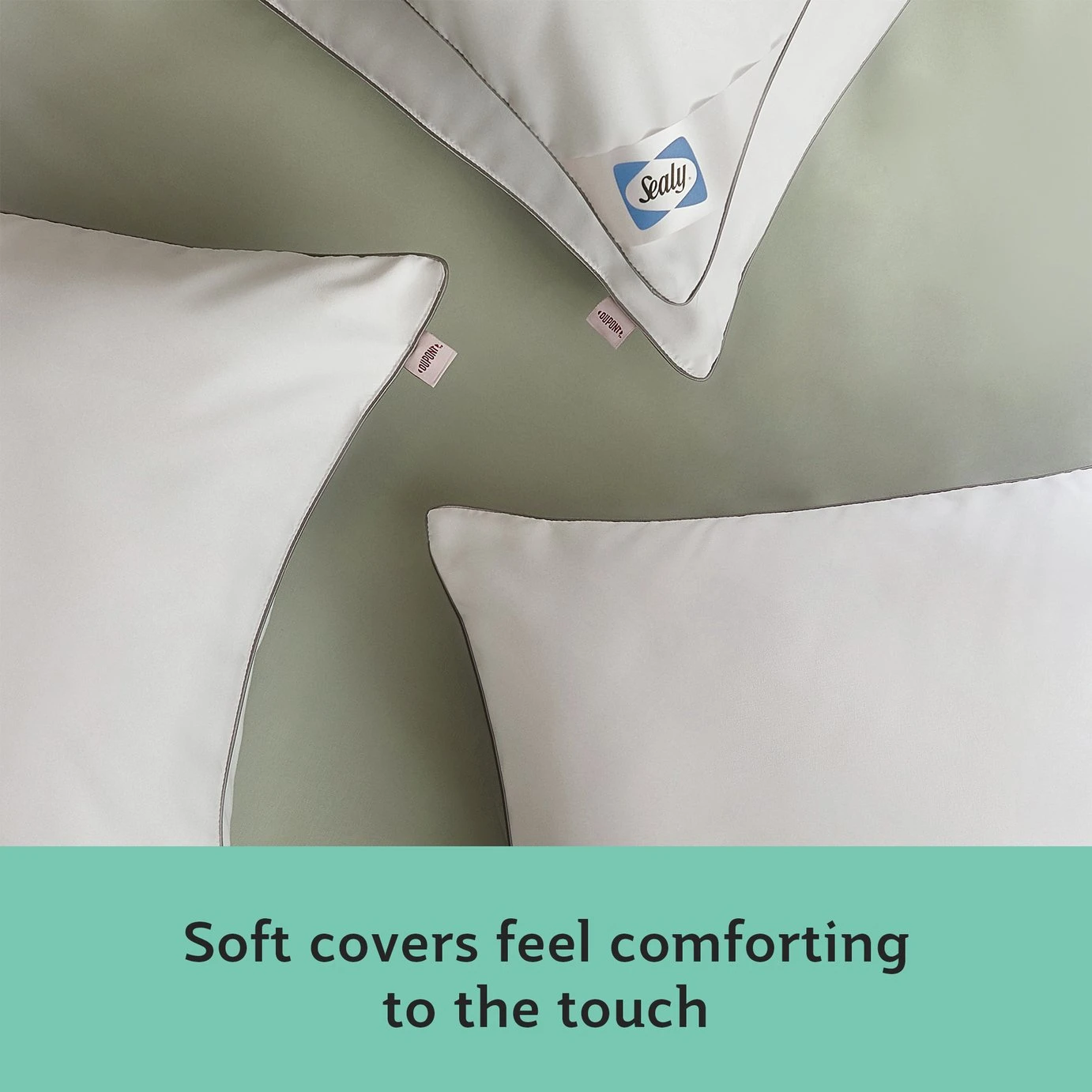 Sealy Anti Allergy Medium Firm Pillow - 4 Pack - Image 5