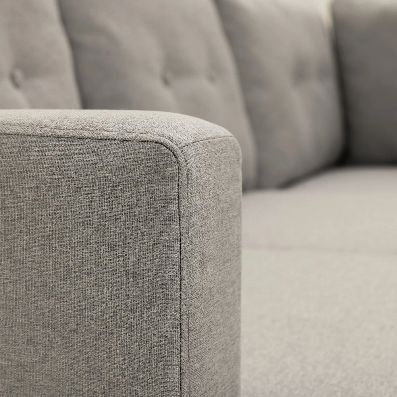 Habitat Joshua Self Assembly Right Hand Corner Sofa – Grey - Image 8