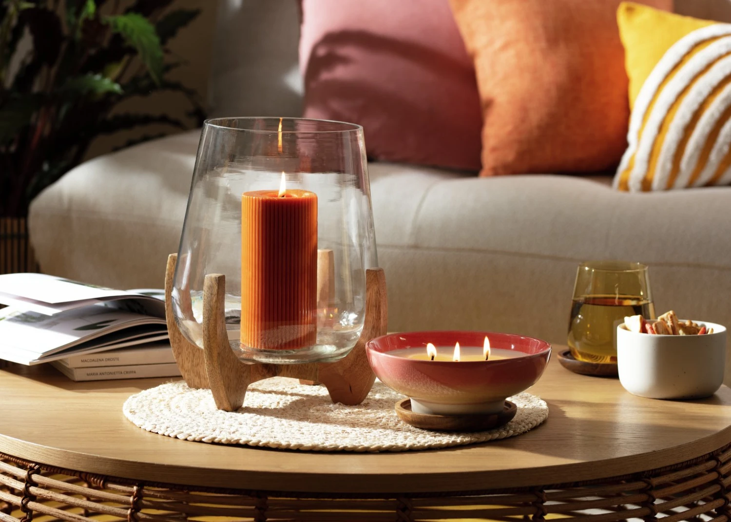 Habitat Large Hurricane With Wooden Legs - Natural - Image 2