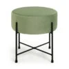 Habitat Jax Metal Footstool - Mint Green