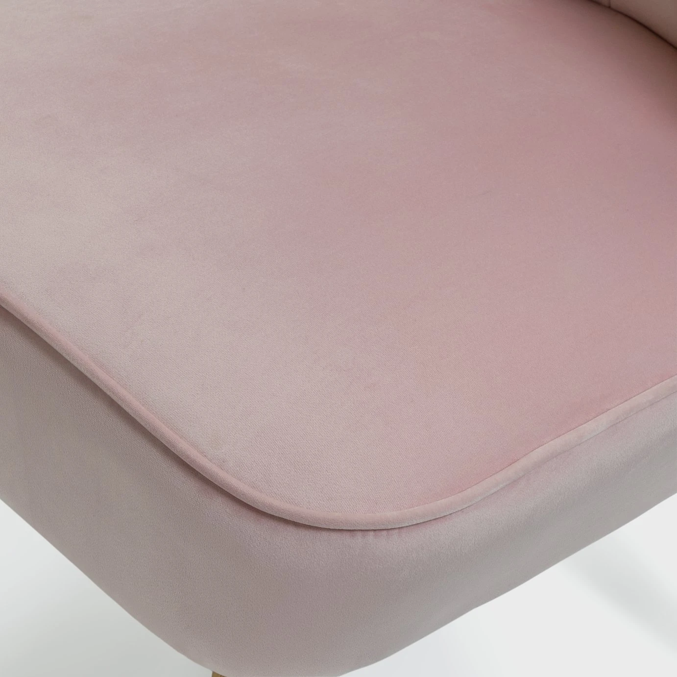 Habitat Alexis Velvet Cocktail Chair - Pink - Image 9
