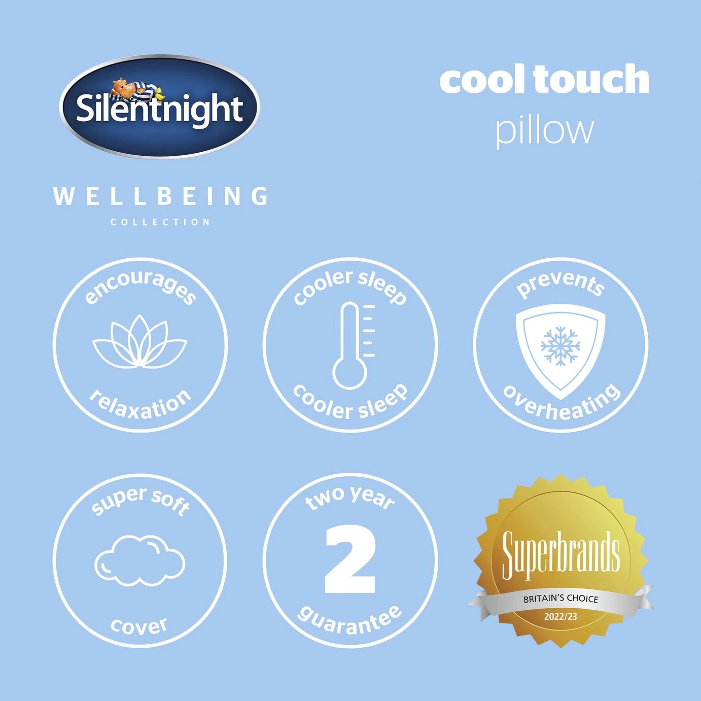 Silentnight Wellbeing Cool Touch Medium Pillow - Image 7