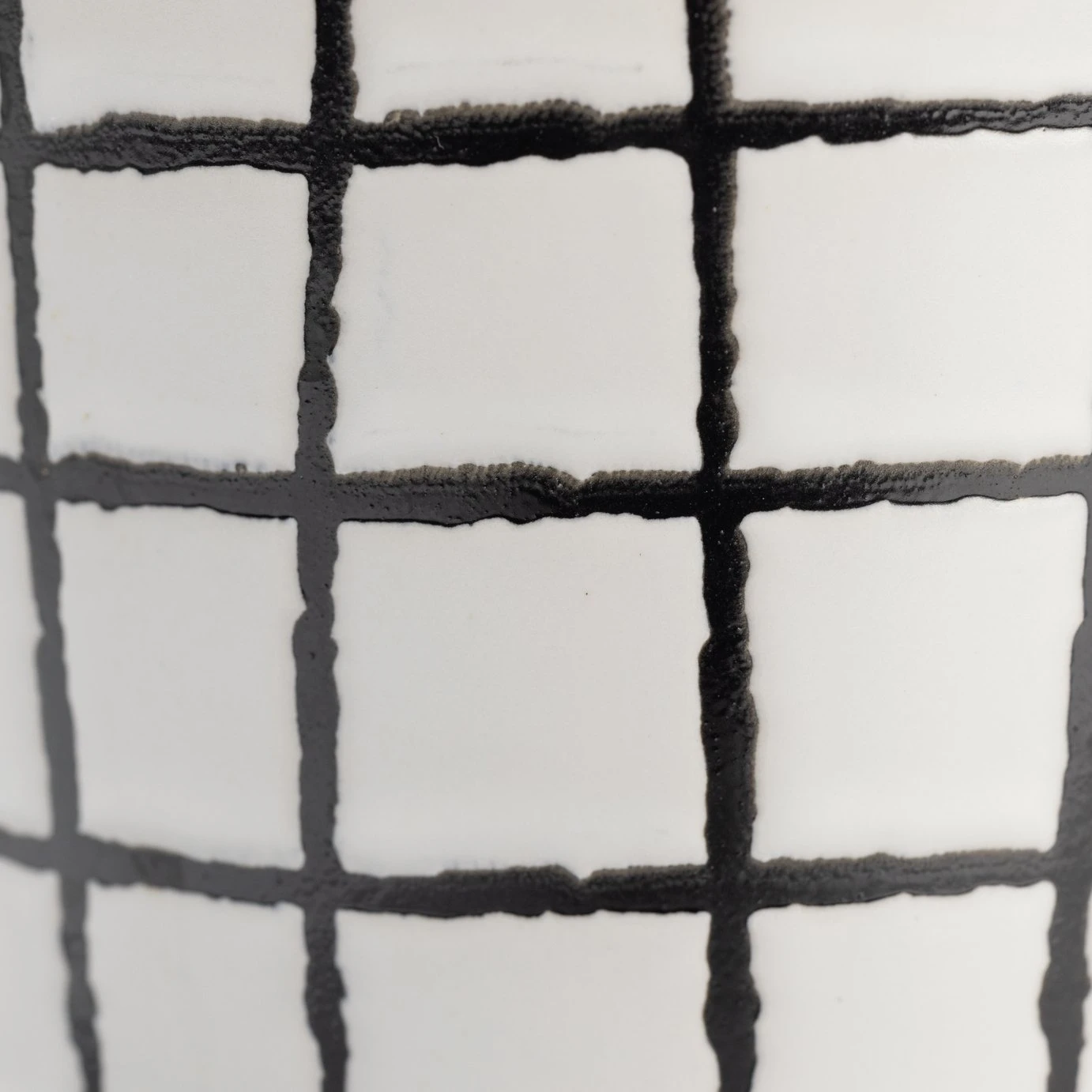 Habitat Grid Set Of 4 Mugs - White - Image 3