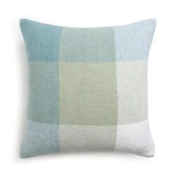 Habitat Gingham Check Cushion - Sage Green - 43x43cm