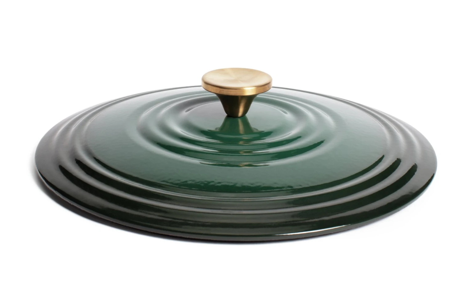 Habitat 5.3 Litre Cast Iron Casserole Dish - Green - Image 4