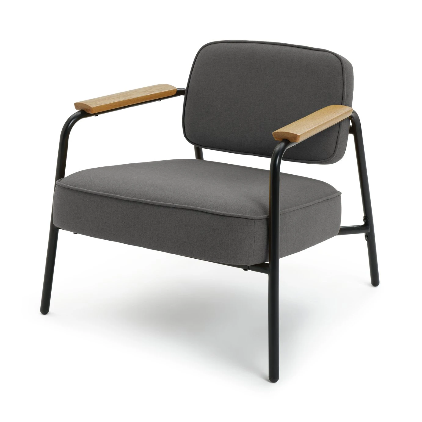 Habitat Jesper Fabric Accent Chair - Grey - Image 5