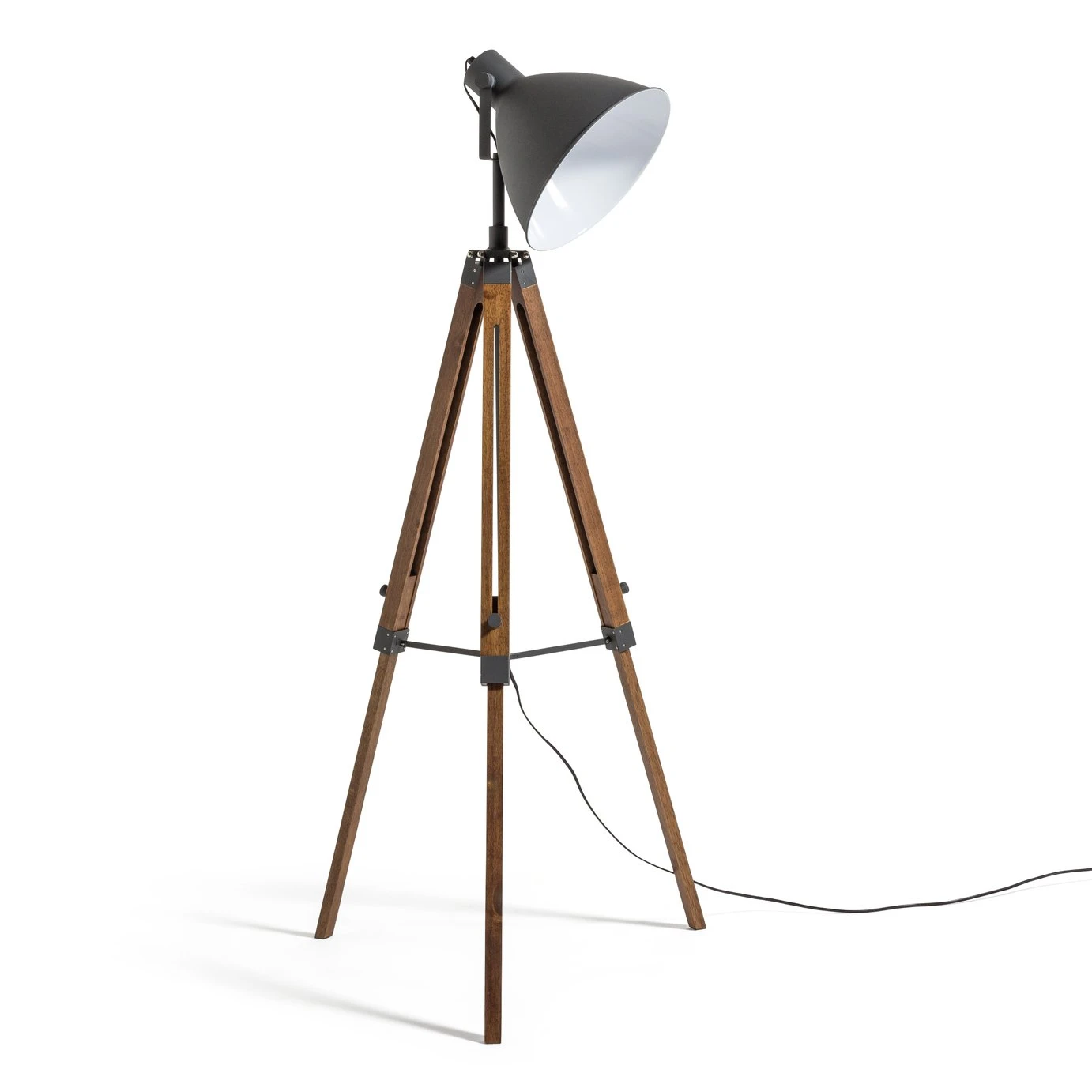 Habitat Industrial Tripod Floor Lamp - Image 4