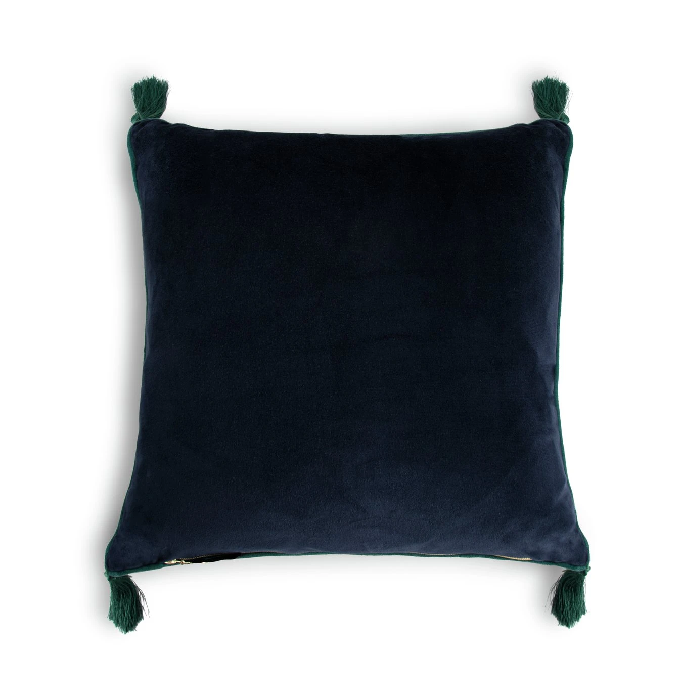 Habitat Botanical Print Velvet Cushion - Multi - 43x43cm - Image 4