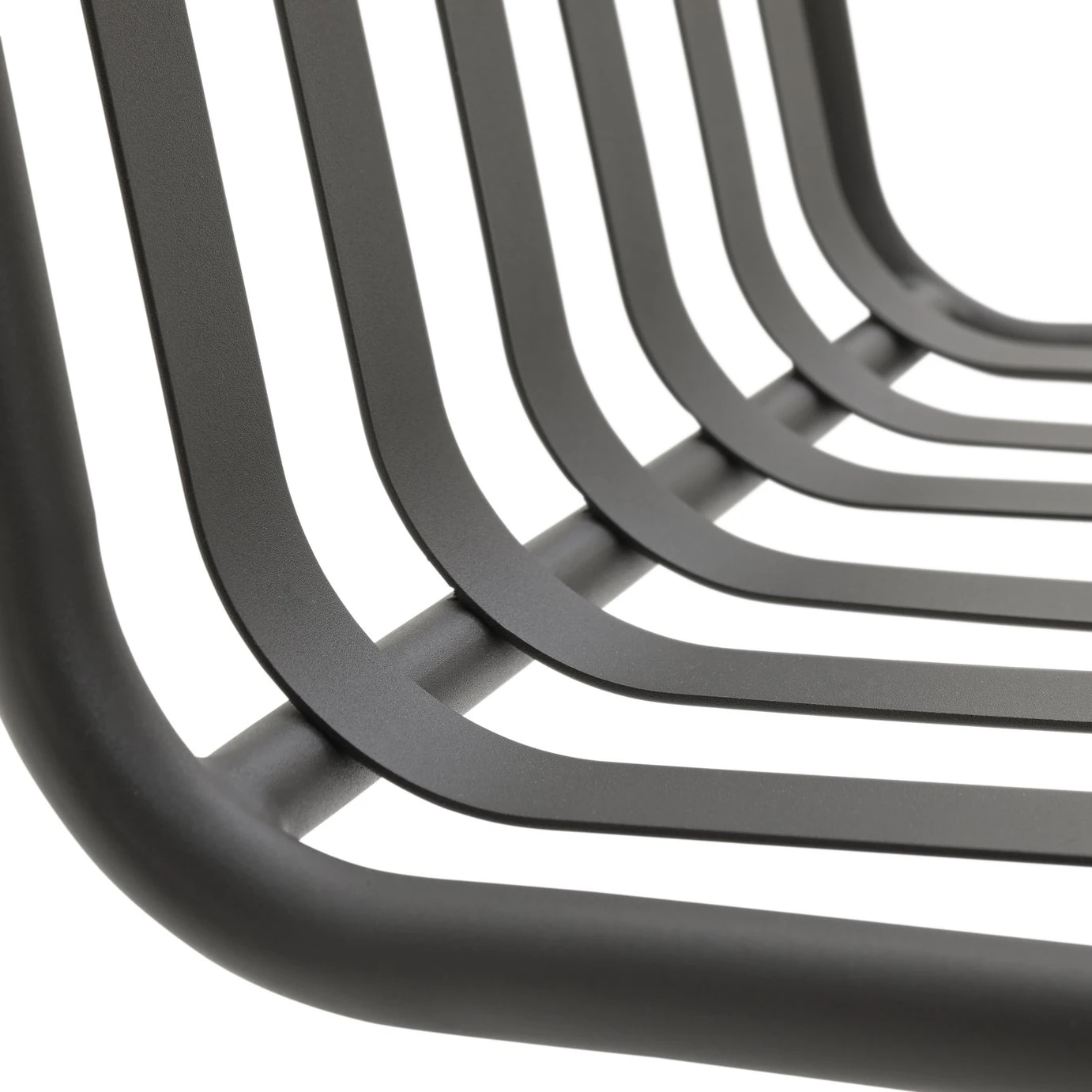 Habitat Indu 4 Seater Metal Patio Set - Black - Image 7