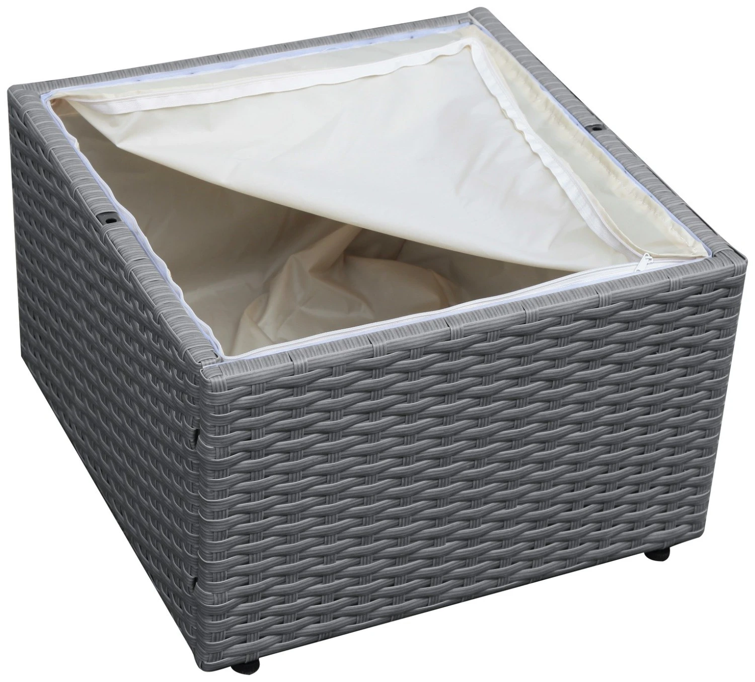 Habitat 4 Seater Rattan Effect Garden Sofa Set - Grey - Image 5