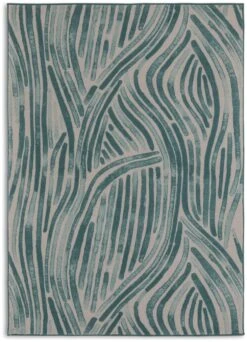 Habitat Herbalist Flatweave Rug - 120X170cm - Blue & White