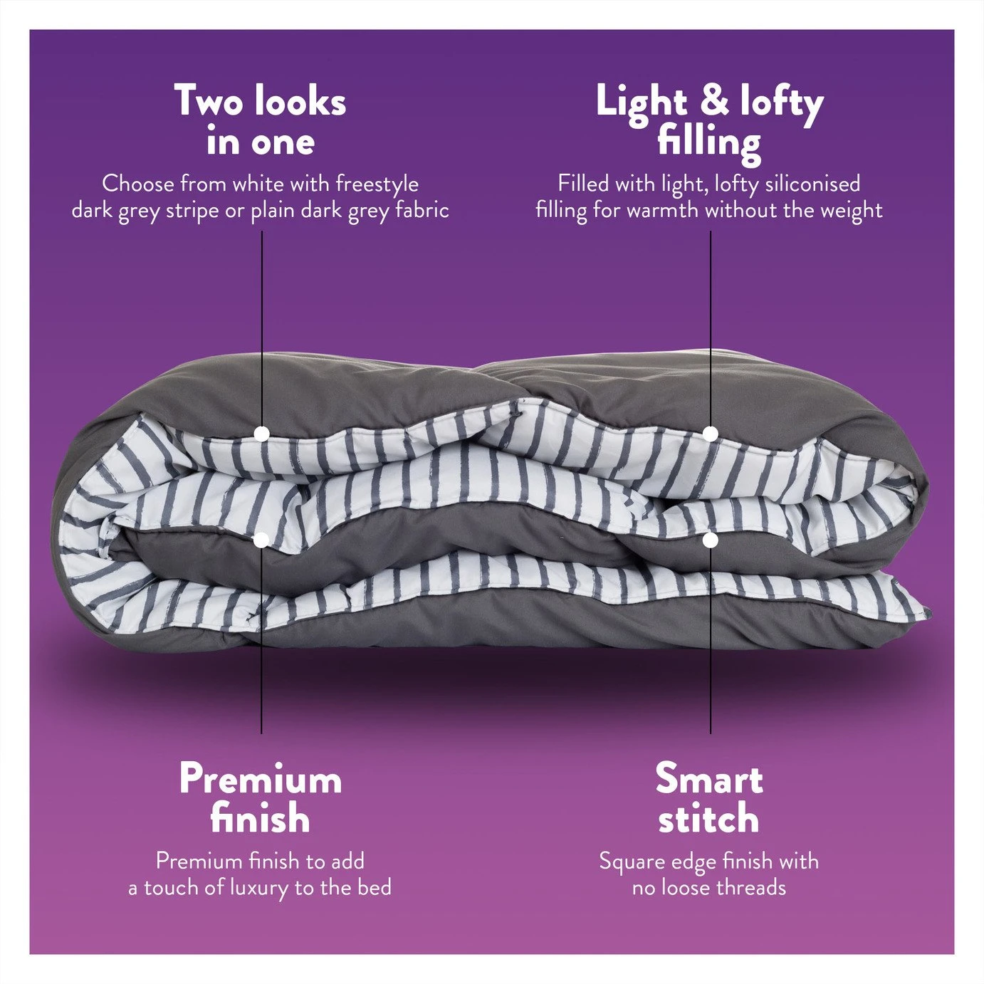 Slumberdown Coverless Comfort 10.5 Tog Duvet - Single - Image 3