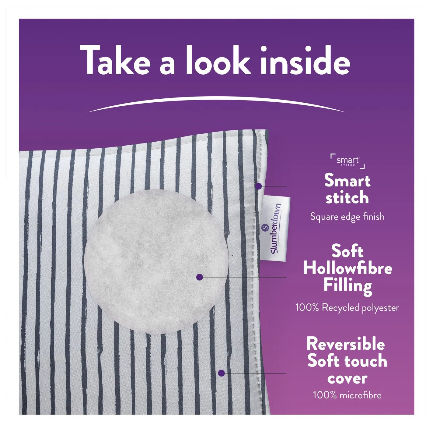 Slumberdown Coverless Comfort 10.5 Tog Duvet - Single - Image 4