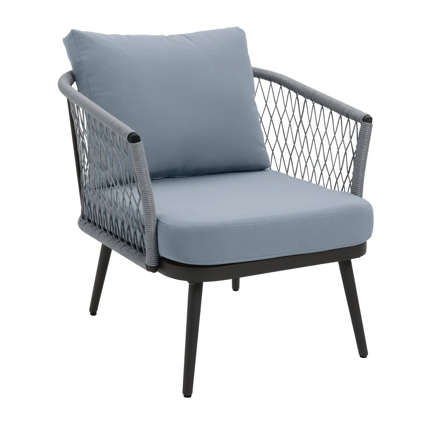 Habitat Somerset 2 Seater Rattan Effect Garden Bistro Set - Image 6