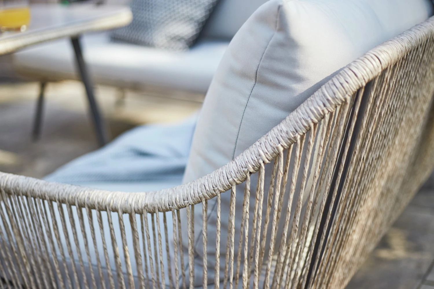 Habitat Malta 6 Seater Rattan Effect Garden Corner Sofa Set - Image 11