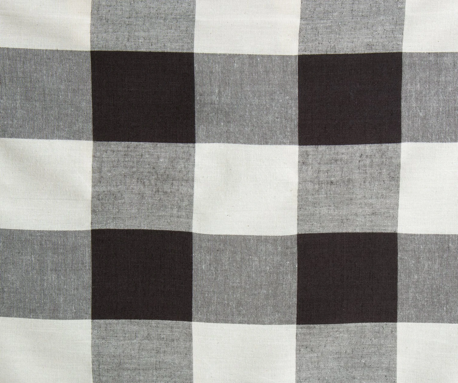 Habitat Gingham Check Black & White Bedding Set - Single - Image 2