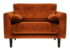 Habitat Jacob Fabric Cuddle Chair - Orange