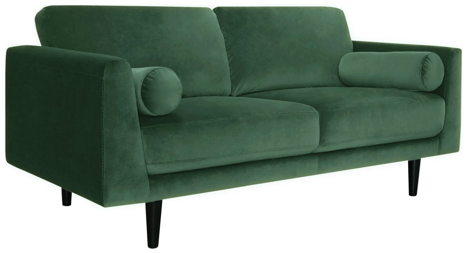 Habitat Jacob Fabric 3 Seater Sofa - Emerald Green - Image 6