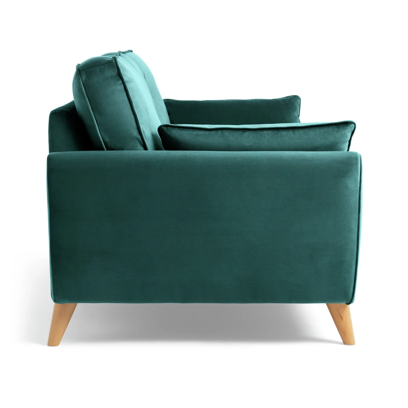 Habitat Iris Fabric 2 Seater Sofa - Teal - Image 6