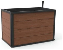 Keter Mobile Maple Urban Resin Garden Bed