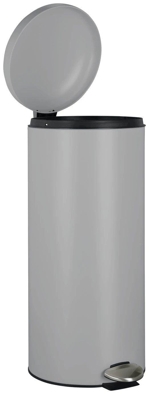 Habitat 30 Litre Round Kitchen Pedal Bin - Matt Grey - Image 3