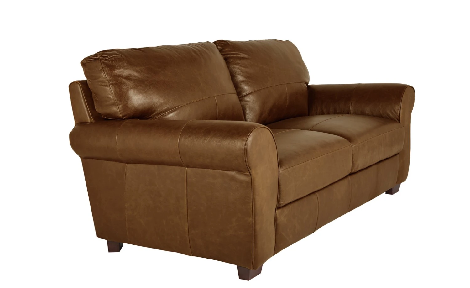 Habitat Salisbury Leather 3 Seater Sofa - Tan - Image 8