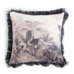 Habitat Tropical Fringed Cushion - Multi - 50x50cm