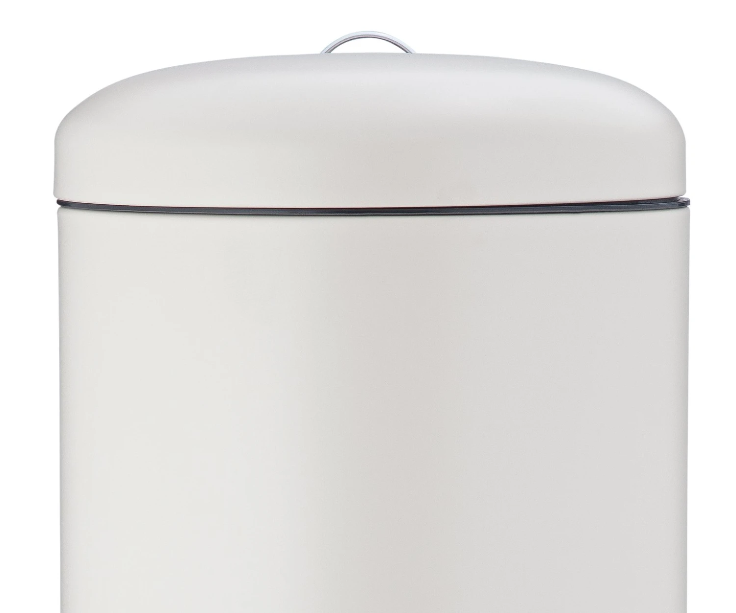 Habitat 30 Litre Round Kitchen Pedal Bin - Matt Cream - Image 4