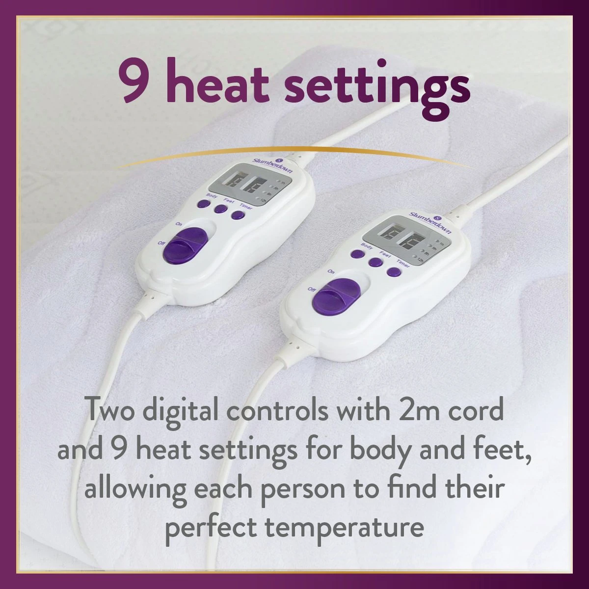 Slumberdown Perfeclty Warm Luxury Electric Blanket-Superking - Image 3