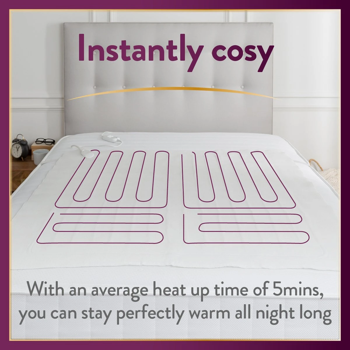 Slumberdown Perfeclty Warm Luxury Electric Blanket-Superking - Image 8