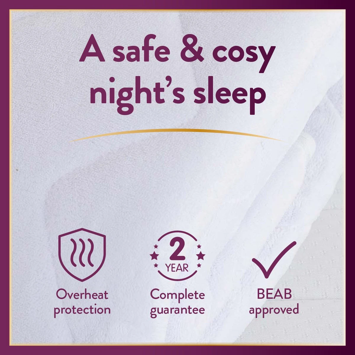 Slumberdown Perfeclty Warm Luxury Electric Blanket-Superking - Image 12