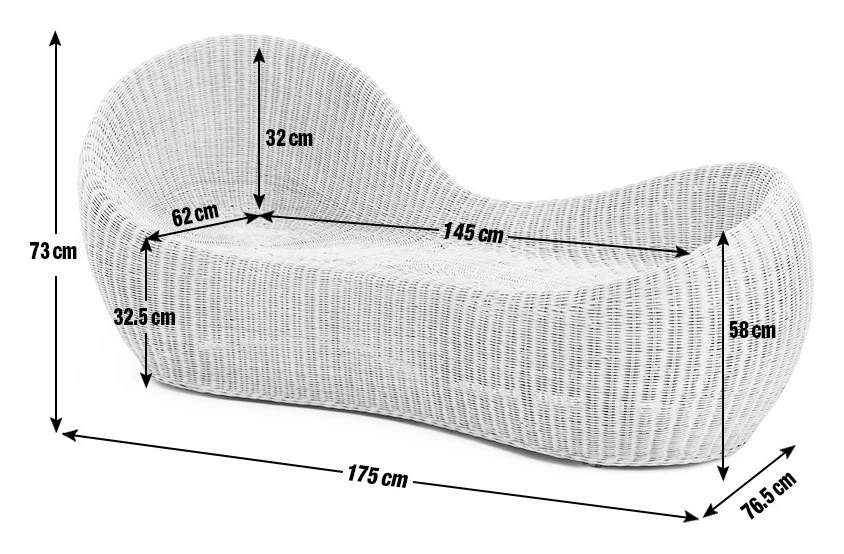 Habitat Betal Rattan 2 Seater Sofa - Natural - Image 4