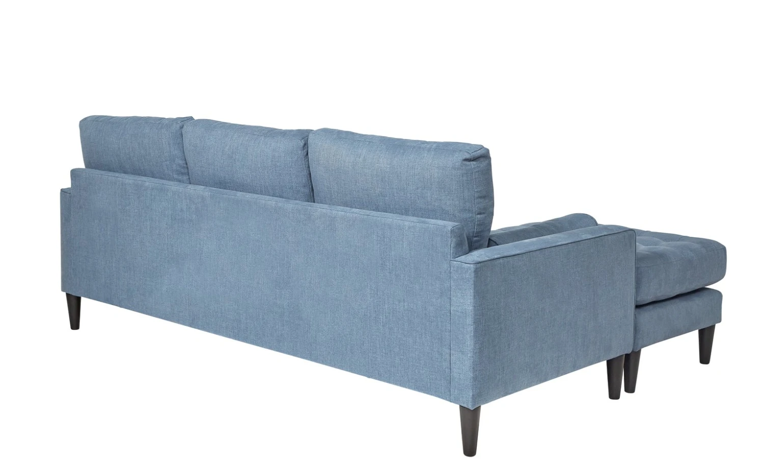 Habitat Hudson Fabric Corner Chaise Sofa - Linnet - Image 6
