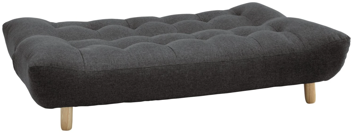 Habitat Kota 3 Seater Fabric Clic Clac Sofa Bed - Charcoal - Image 4