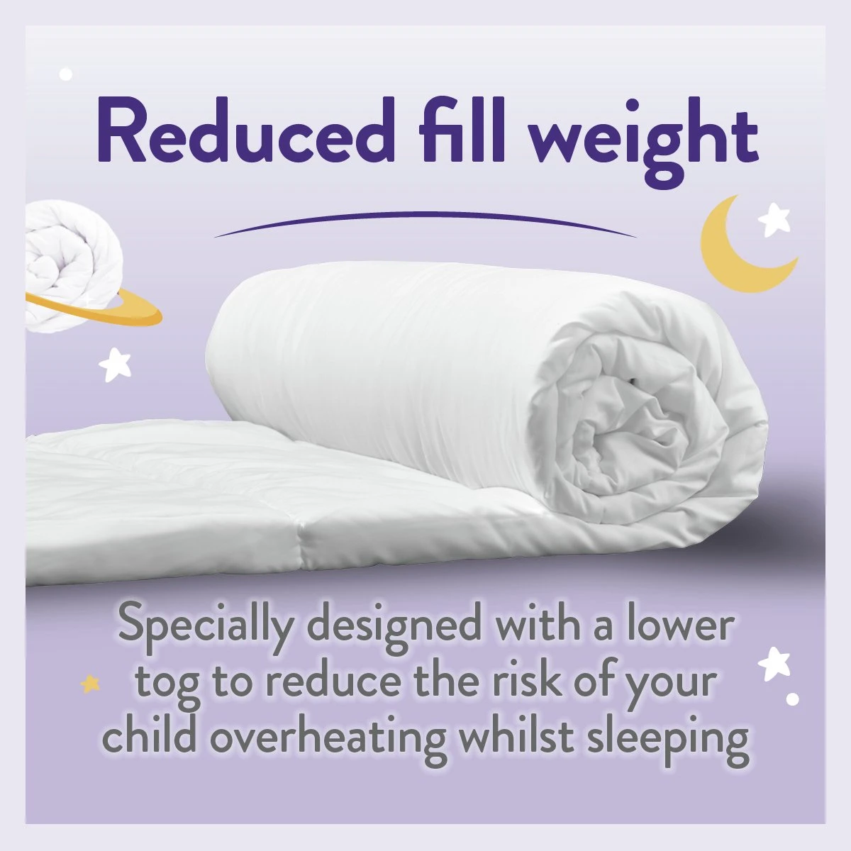 Slumberdown Soft Touch Anti Allergy 4 Tog Kids Duvet-Toddler - Image 6