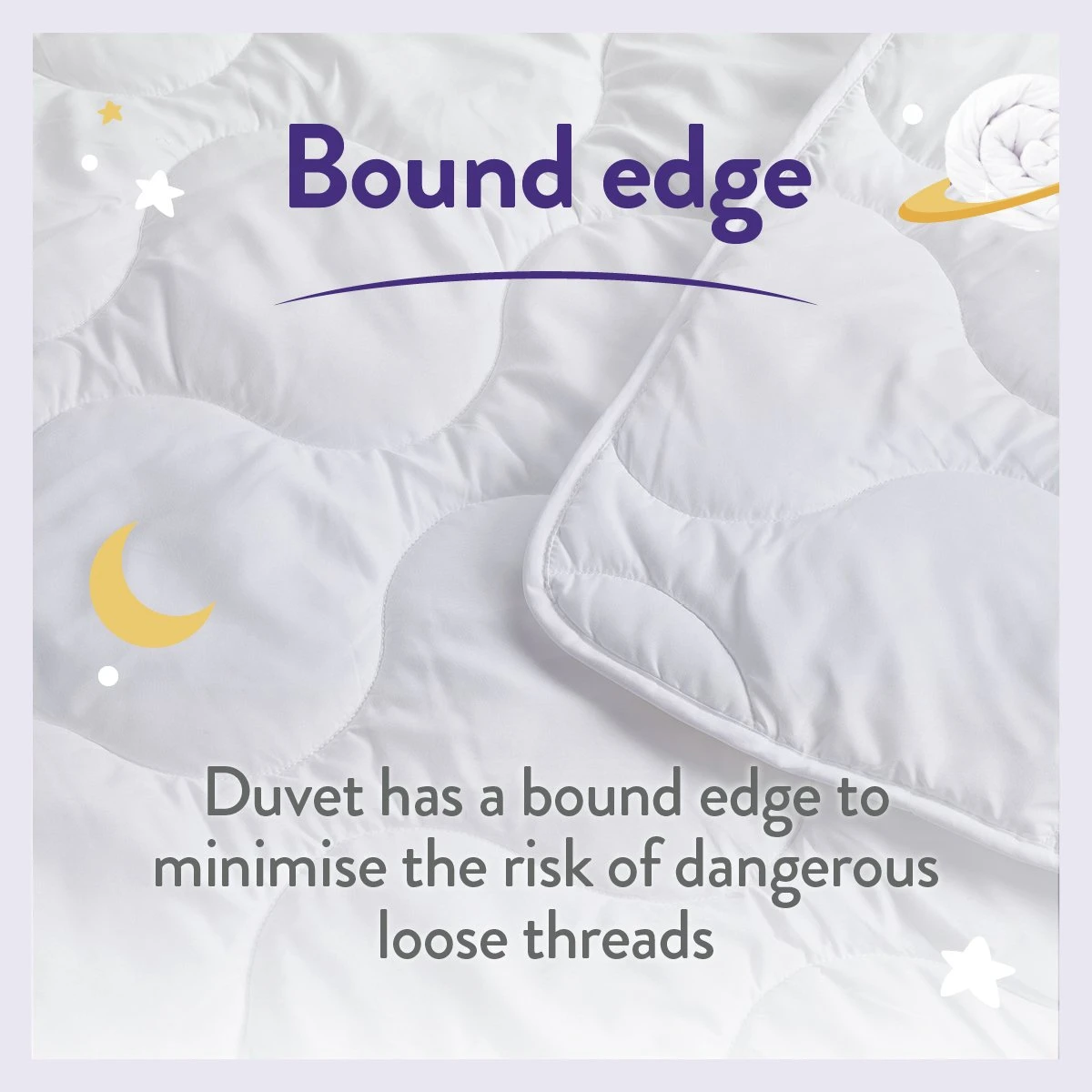 Slumberdown Soft Touch Anti Allergy 4 Tog Kids Duvet-Toddler - Image 7