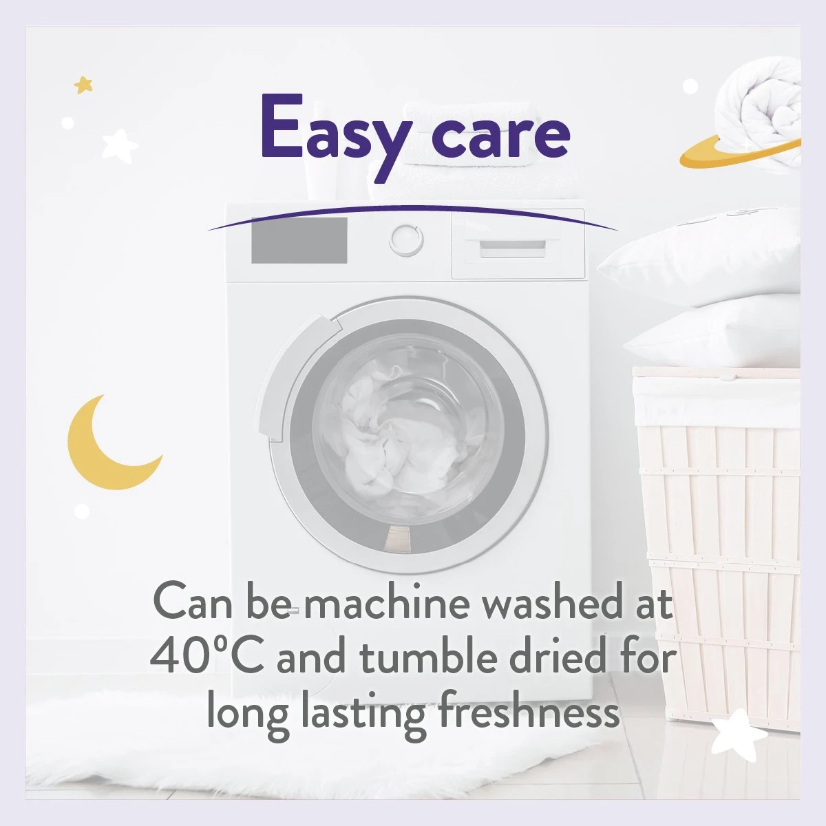 Slumberdown Soft Touch Anti Allergy 4 Tog Kids Duvet-Toddler - Image 14