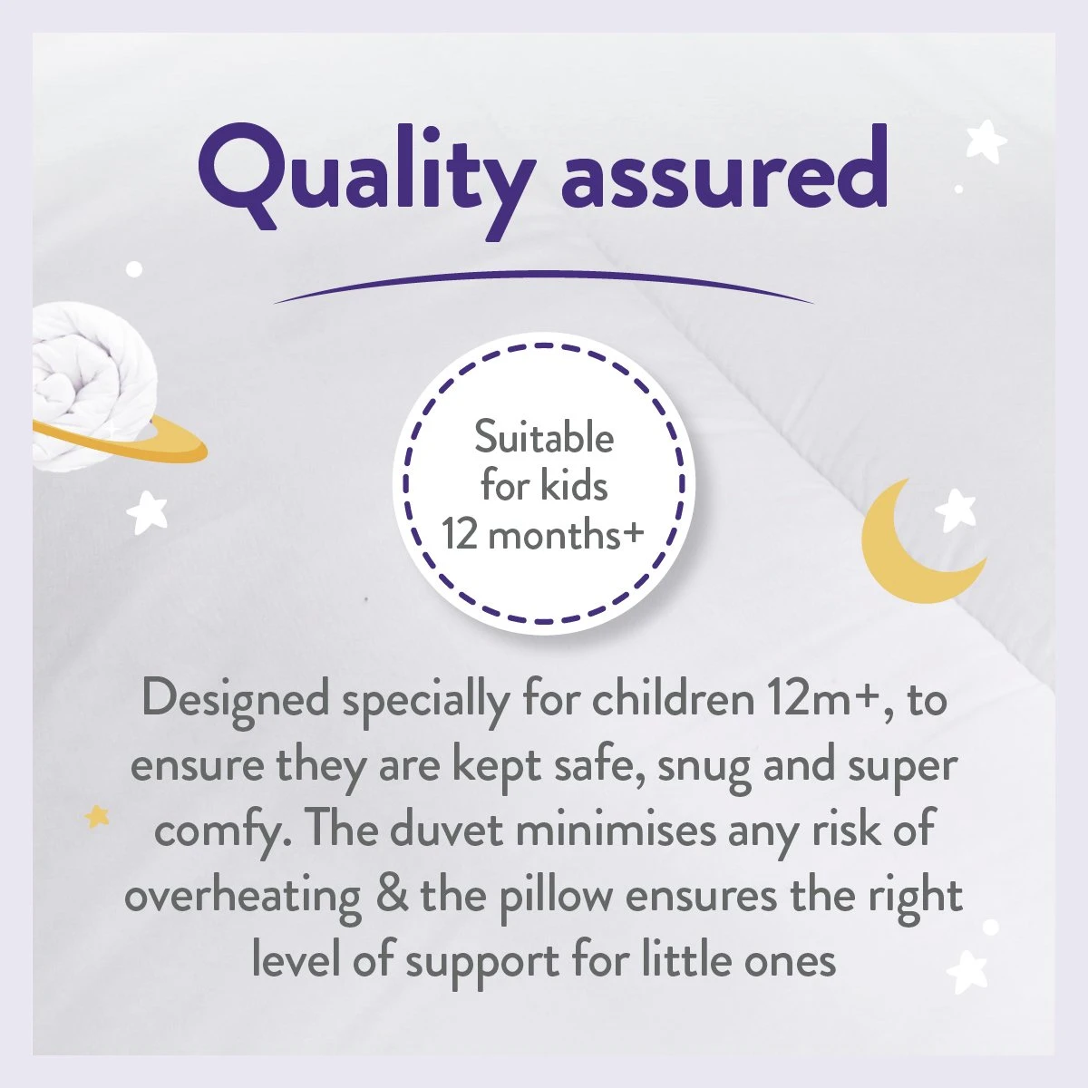 Slumberdown Soft Touch Anti Allergy 4 Tog Kids Duvet-Toddler - Image 16