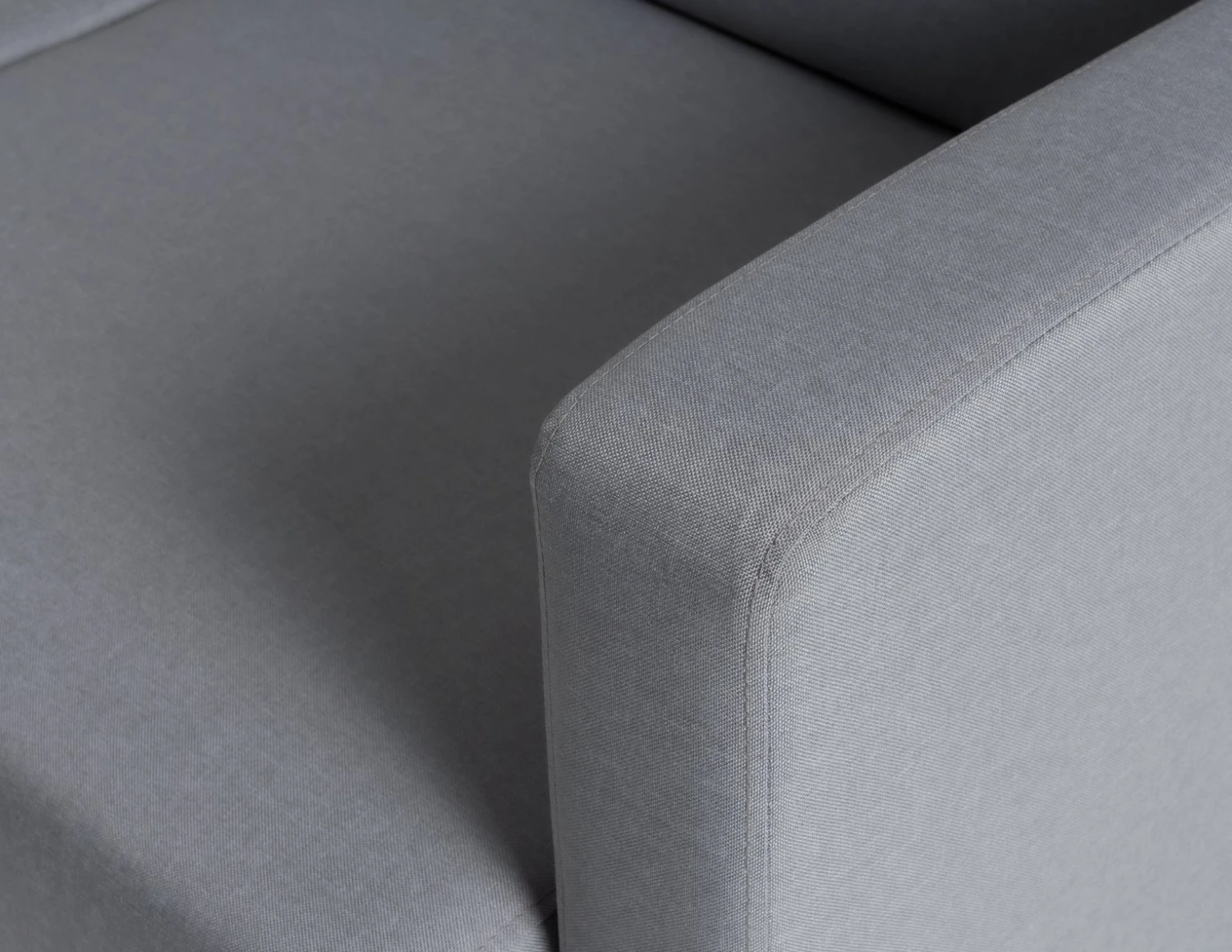 Habitat Rosie 2 Seater Fabric Sofa Bed - Light Grey - Image 5