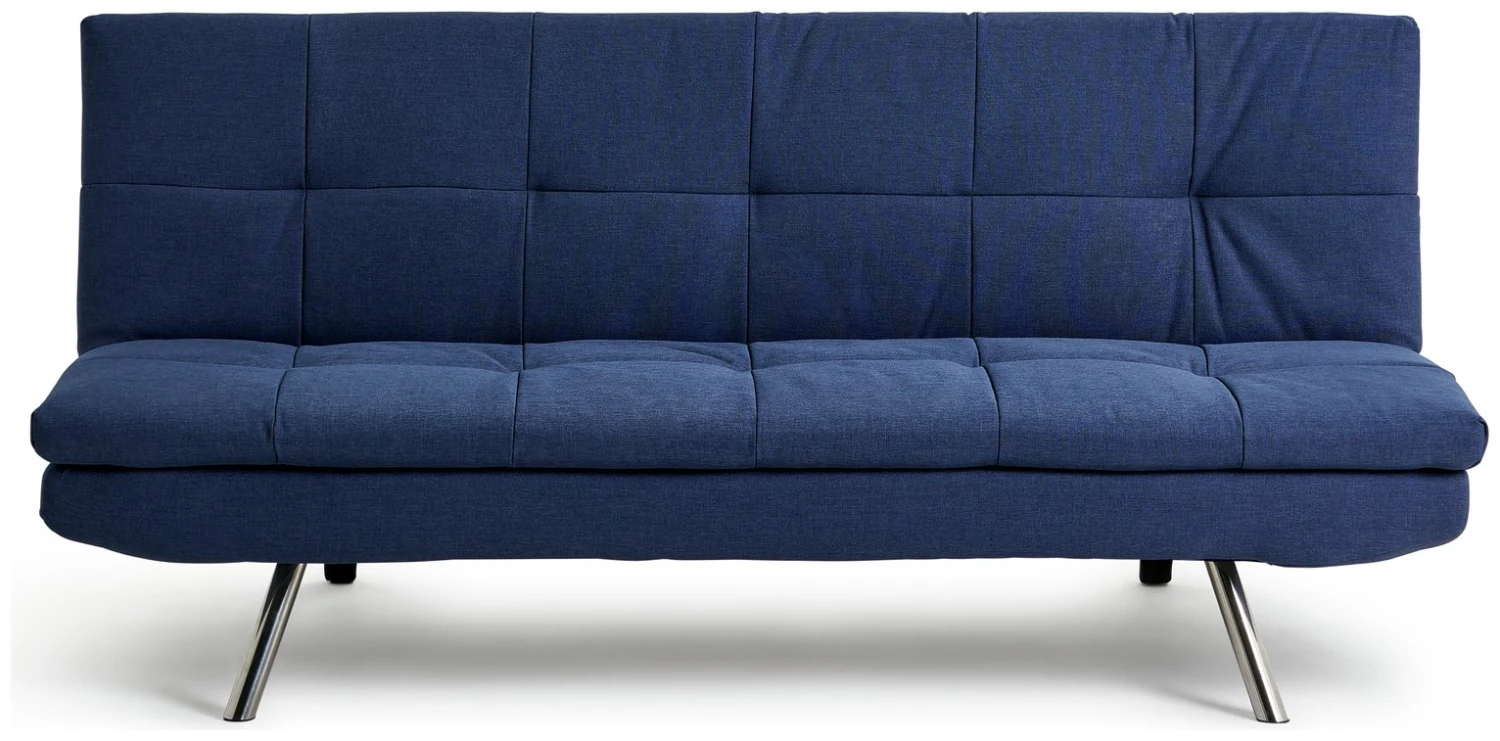Habitat Nolan Fabric Clic Clac Sofa Bed - Denim Blue