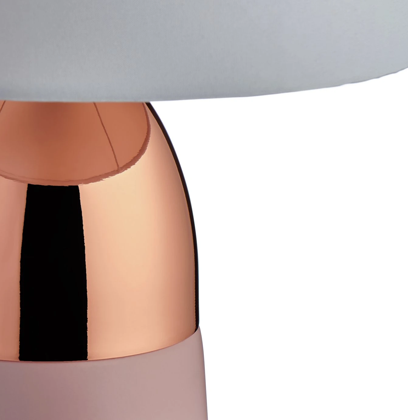 Habitat Duno Touch Table Lamp - Copper & Pink - Image 4