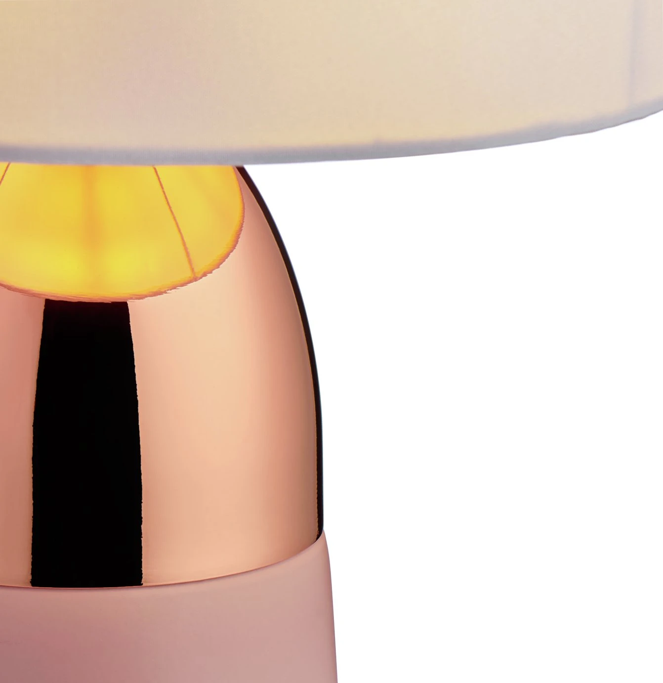 Habitat Duno Touch Table Lamp - Copper & Pink - Image 5