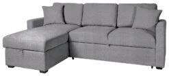 Habitat Reagan Left Corner Storage Sofa Bed - Grey